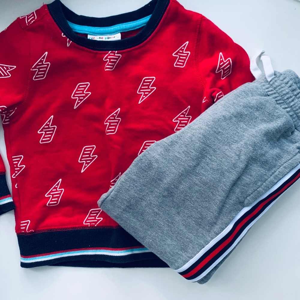 Colorful Planet Sweatshirt and sweatpants set